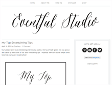 Tablet Screenshot of eventfulstudio.com